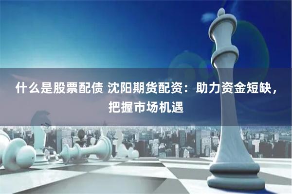 什么是股票配債 沈陽期貨配資：助力資金短缺，把握市場機(jī)遇